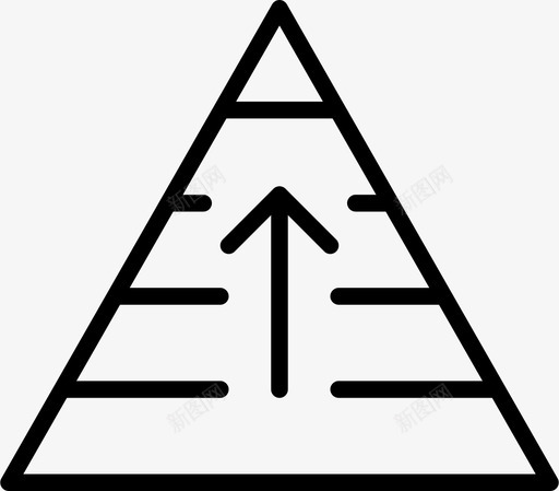 层次结构箭头层图标svg_新图网 https://ixintu.com 分层金字塔 层 层次结构 等级 箭头 结构 设计工具瘦 金字塔
