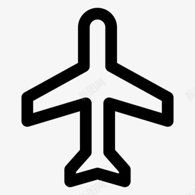 飞机飞机标志机场图标图标