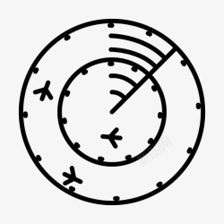 机场屏幕定位器机场仪表图标高清图片