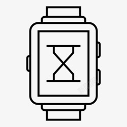 智能沙漏装载设备沙漏图标高清图片