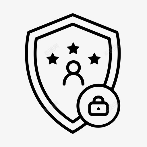 个人数据安全gdpr隐私政策图标svg_新图网 https://ixintu.com gdpr gdpr数据隐私安全 个人数据安全 屏蔽 隐私政策
