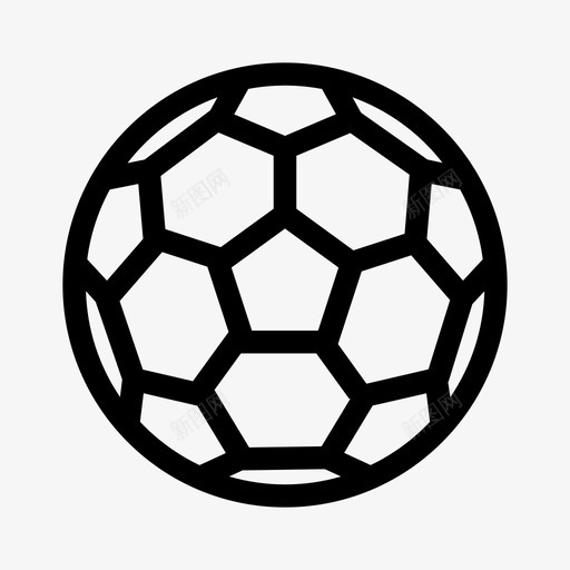 足球体育运动图标svg_新图网 https://ixintu.com 体育运动 足球
