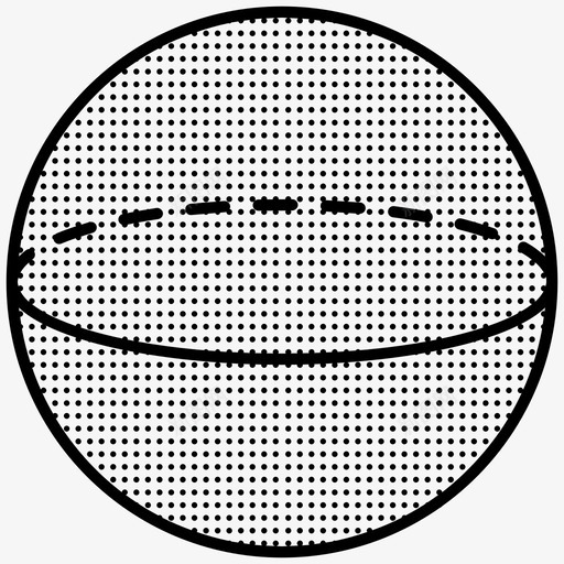 球体虚线形状图标svg_新图网 https://ixintu.com 球体 虚线形状