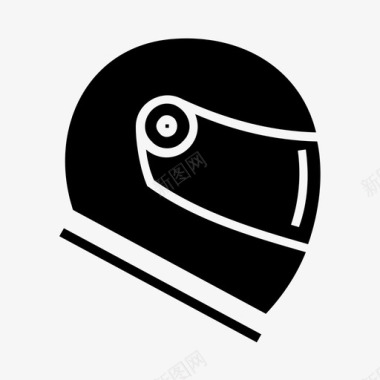 头盔宇宙赛车图标图标