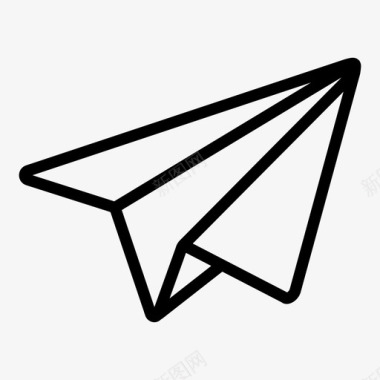 纸飞机飞机飞行图标图标