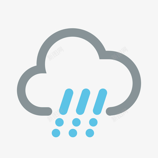 特大暴雨svg_新图网 https://ixintu.com 特大暴雨