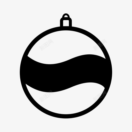 装饰品球圣诞图标svg_新图网 https://ixintu.com 圣诞 圣诞树 球 装饰品
