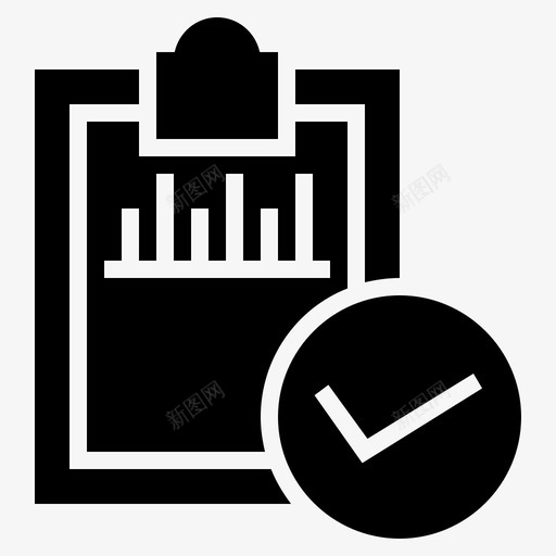 业务绩效条形图业务图图标svg_新图网 https://ixintu.com 业务图 业务报表 业务绩效 剪贴板 条形图