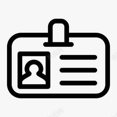 标识符身份证配置文件图标图标