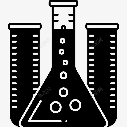 试管化学实验室图标svg_新图网 https://ixintu.com 化学 实验室 研究 试管