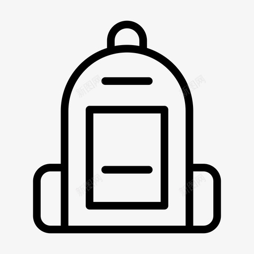 包背包商店图标svg_新图网 https://ixintu.com 包 商店 背包