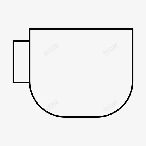 杯子饮料咖啡图标svg_新图网 https://ixintu.com 咖啡 杯子 玻璃 界面 网页设计 饮料