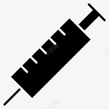 注射器针头疫苗图标图标