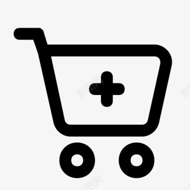 添加到购物车电子商务购物者图标图标