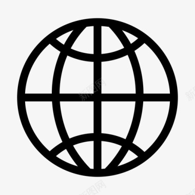 互联网全球国际图标图标