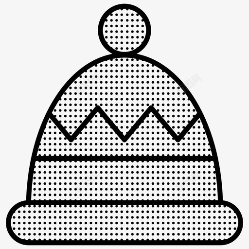 帽子冬天的帽子冬天的点缀图标svg_新图网 https://ixintu.com 冬天的帽子 冬天的点缀 帽子