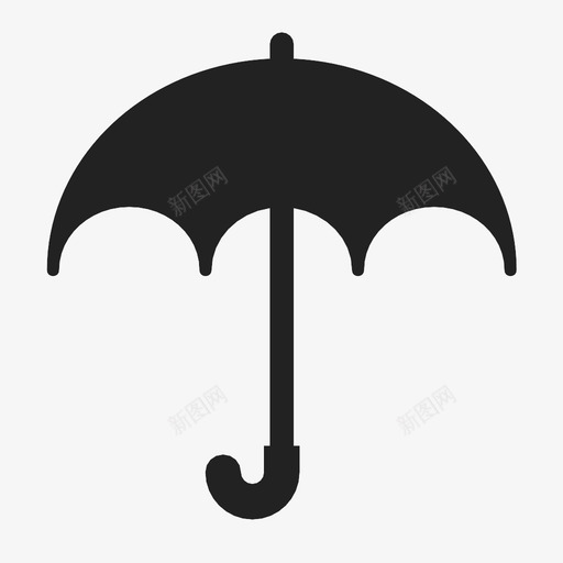 伞保护雨图标svg_新图网 https://ixintu.com 伞 保护 天气 遮阳 雨