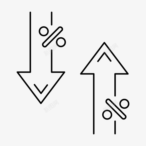 银行利率投资计划图标svg_新图网 https://ixintu.com 利率 投资计划 贷款 银行