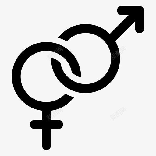性别女性医疗保健图标svg_新图网 https://ixintu.com 2000个简单实心图标 医疗 医疗保健 女性 性别