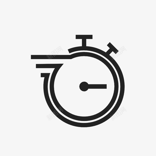 秒表时钟时间图标svg_新图网 https://ixintu.com 时钟 时间 秒表 计时器