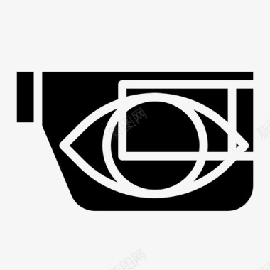 眼睛眼镜谷歌图标图标