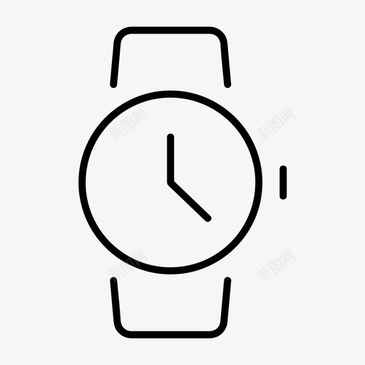 手表配件时钟图标svg_新图网 https://ixintu.com 基本图标所有尺寸 手表 时尚 时钟 时间 配件