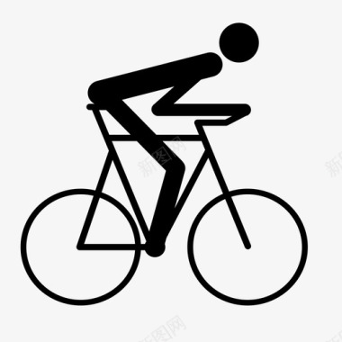 自行车骑行速度图标图标