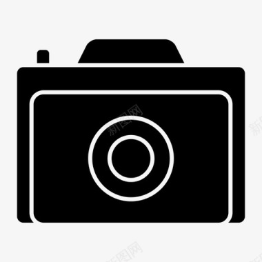 照相机设备照片图标图标