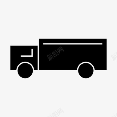 卡车运输汽车图标图标