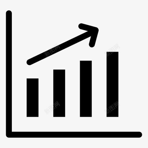 增加增加收入增加销售额图标svg_新图网 https://ixintu.com 增加 增加收入 增加销售额 趋势