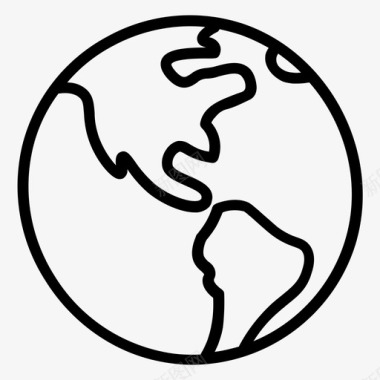 地球互联网世界图标图标