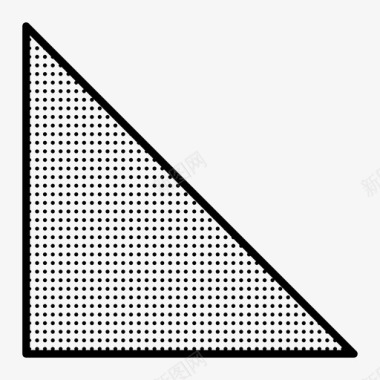 三角形虚线形状图标图标