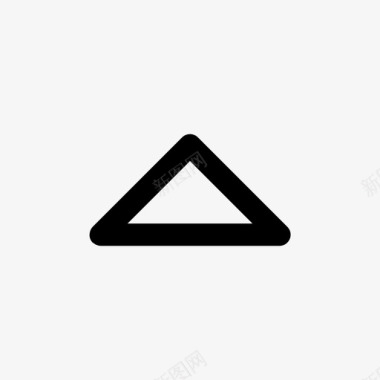 三角形向上箭头图标图标