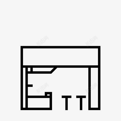 酒吧建筑房地产图标svg_新图网 https://ixintu.com 商店 建筑 房地产 房屋 酒吧 餐厅