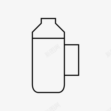 保温瓶瓶子饮料图标图标