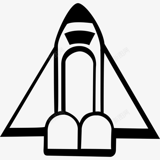 宇宙飞船火箭航天飞机图标svg_新图网 https://ixintu.com 宇宙飞船 手绘v2 火箭 航天器 航天飞机
