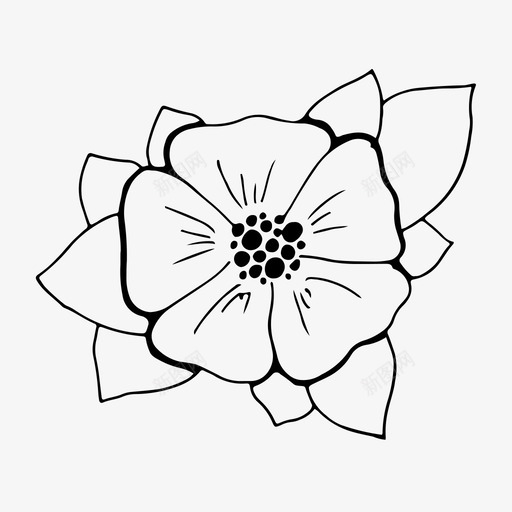 花枝叶图标svg_新图网 https://ixintu.com 叶 枝 植物 自然 花