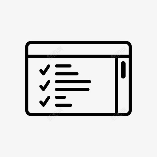 检查列表线框网站检查表组件图标svg_新图网 https://ixintu.com ui 检查列表线框网站 检查表 用户界面组件 界面 组件