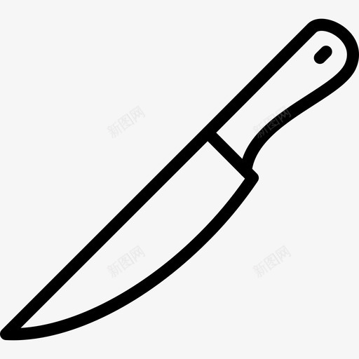 刀餐具厨房图标svg_新图网 https://ixintu.com 刀 厨房 厨房用具 银器 餐具