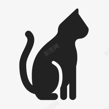 猫动物小猫图标图标