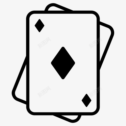 卡赌场钻石卡图标svg_新图网 https://ixintu.com 卡 扑克 扑克牌 游戏 赌场 赌场扑克 钻石卡