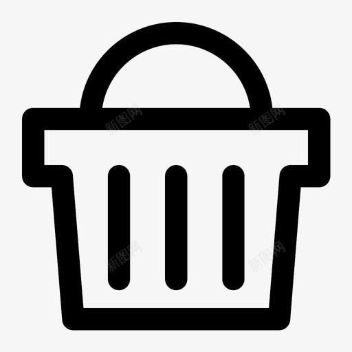 购物篮购买集装箱图标svg_新图网 https://ixintu.com 购买 购物篮 集装箱