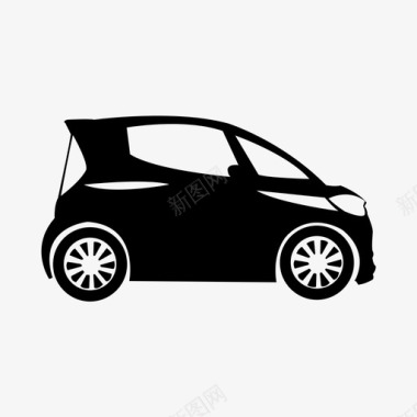 汽车纳米小型汽车图标图标
