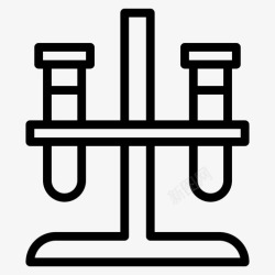 实验室概况试管实验室科学图标高清图片