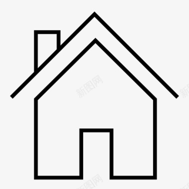 主页住宅家庭图标图标