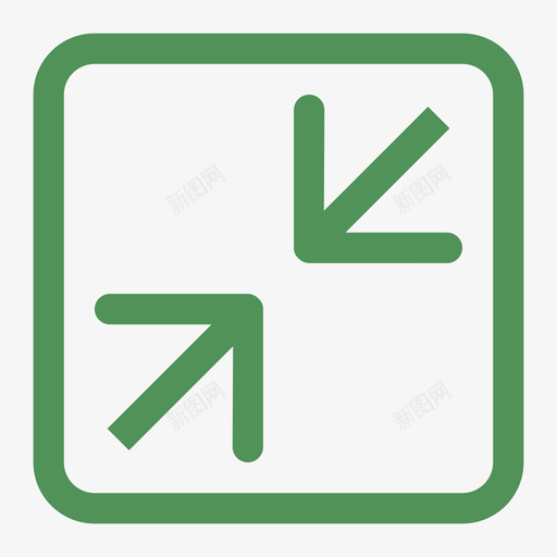 屏幕缩小svg_新图网 https://ixintu.com 屏幕缩小 iconfont-pingmusuoxiao