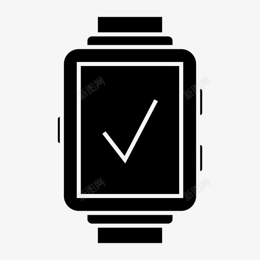 真的设备智能手表图标svg_新图网 https://ixintu.com 技术 智能手表 真的 设备