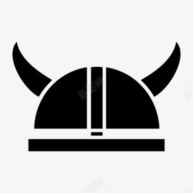 头盔盔甲角斗士图标图标