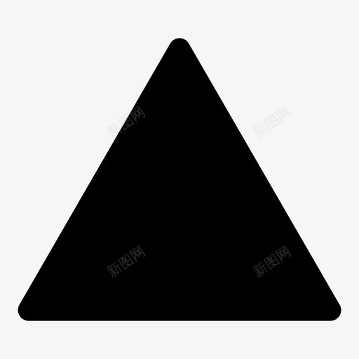 三角形形状几何图形多边形图标svg_新图网 https://ixintu.com 三角形形状 几何图形 多边形 简单形状