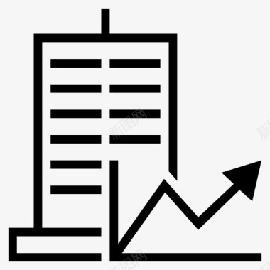 房地产涨价利润图标图标